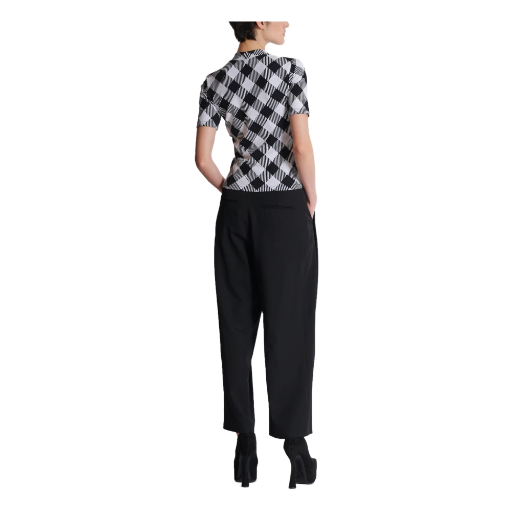 Balmain Gingham knoop T-shirt Multicolor Dames