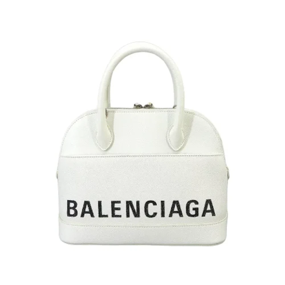 Balenciaga Vintage Pre-owned Leather balenciaga-bags White Dames