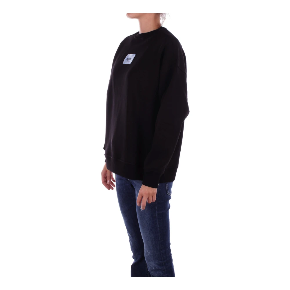 Blugirl Zwarte Trui Model Hoogte 1.76cm Black Dames