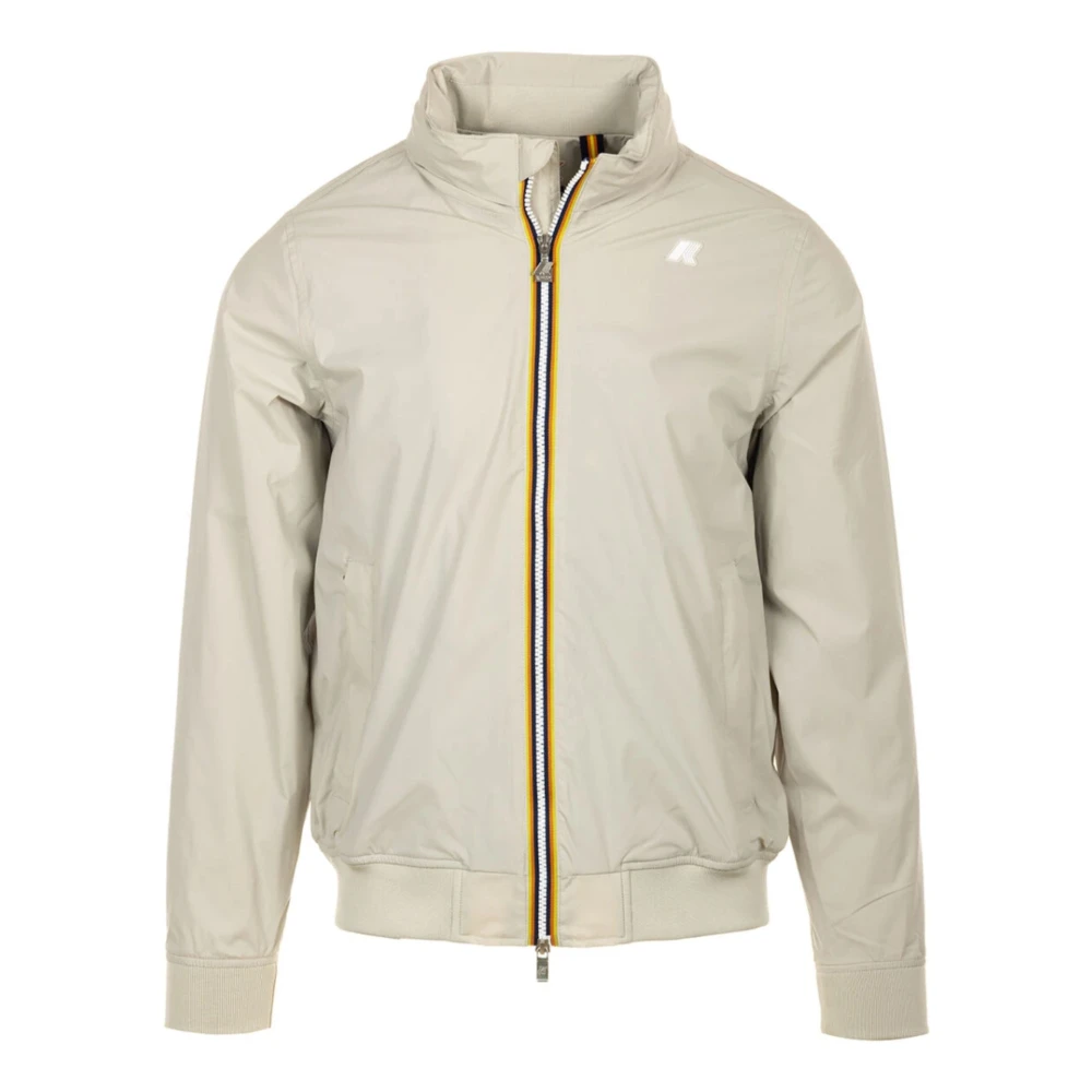 K-Way Men's Beige Light Jackets, Xl, Amaury Jacket
