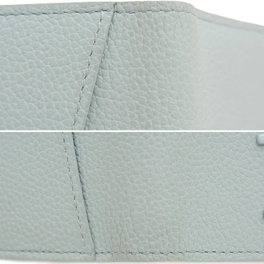 Louis Vuitton Vintage Pre-owned Leather wallets Blue Heren