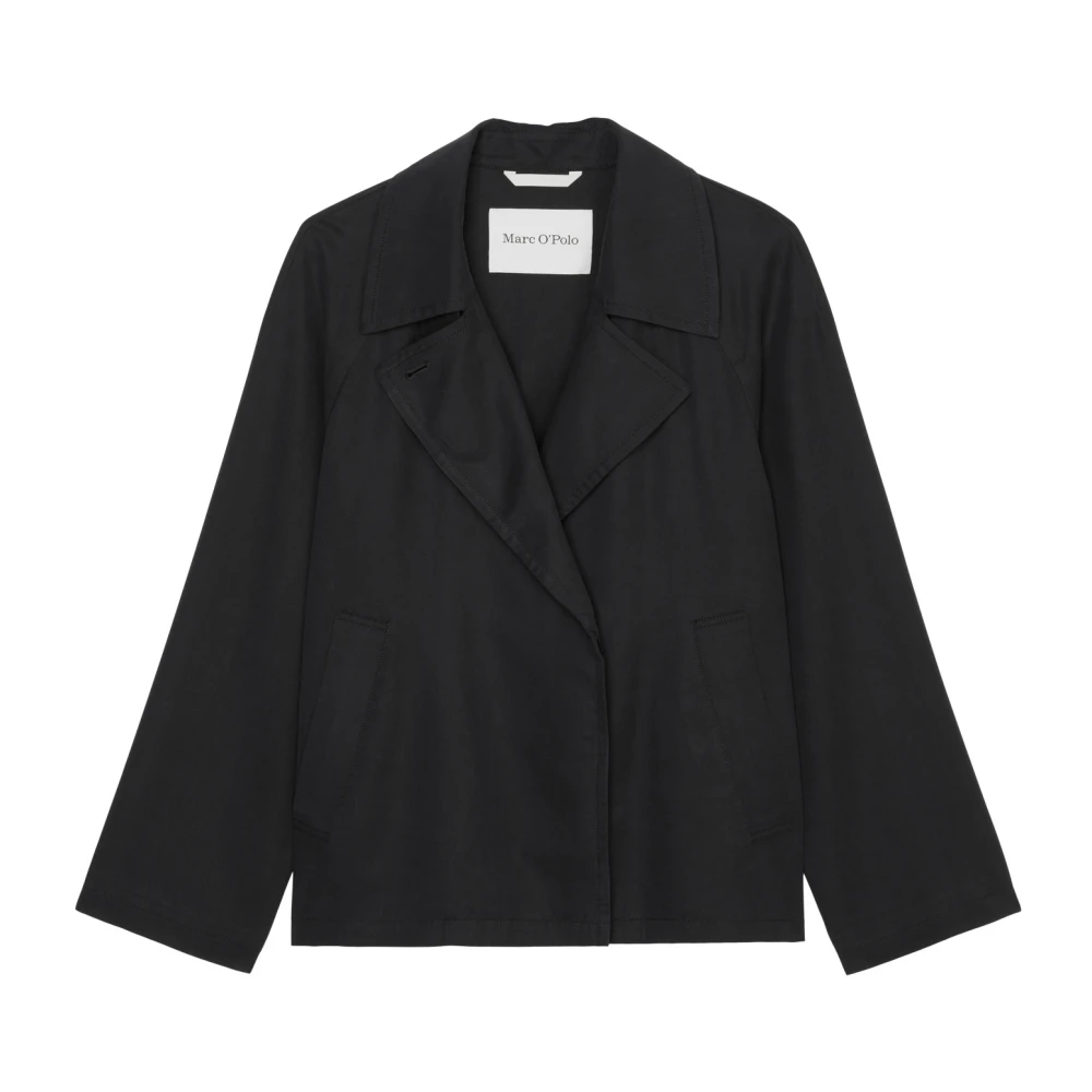 Marc O'Polo Caban jas relaxed Black Dames