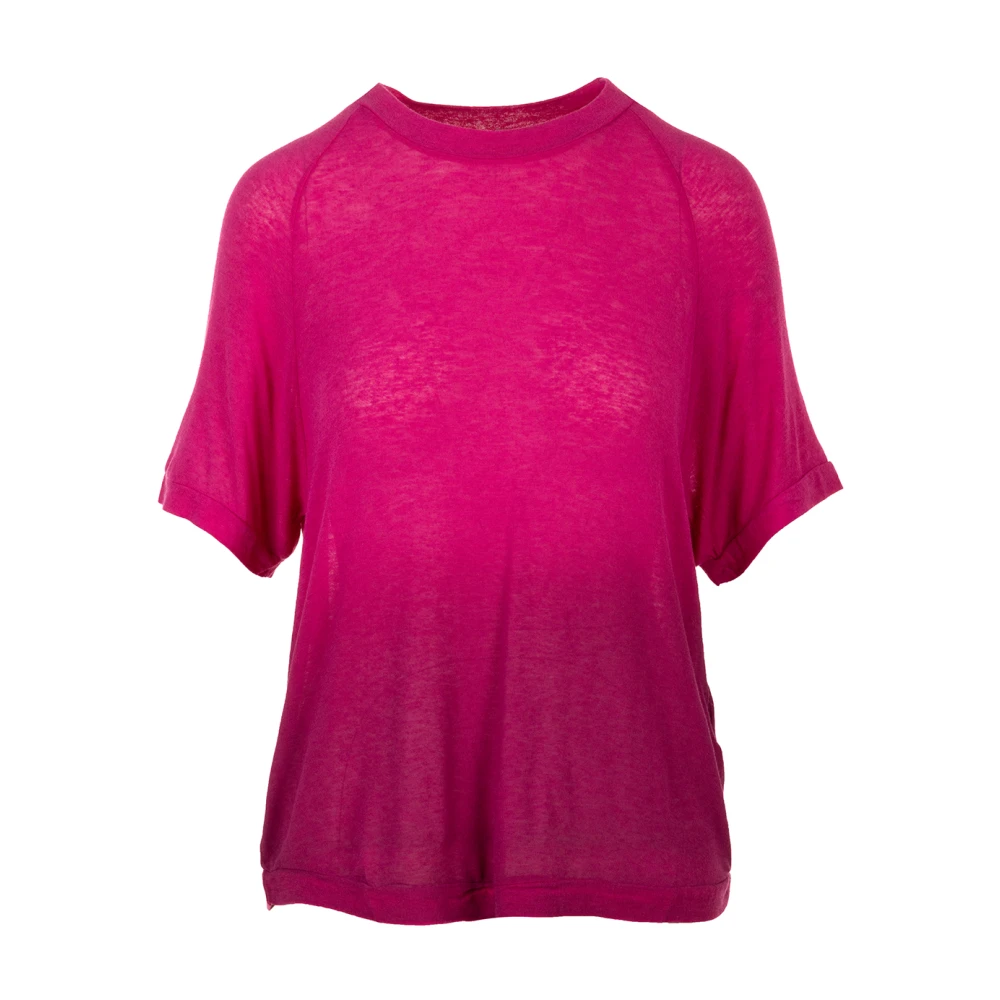 Daniele Fiesoli Ombre T-Shirt Top Pink Dames
