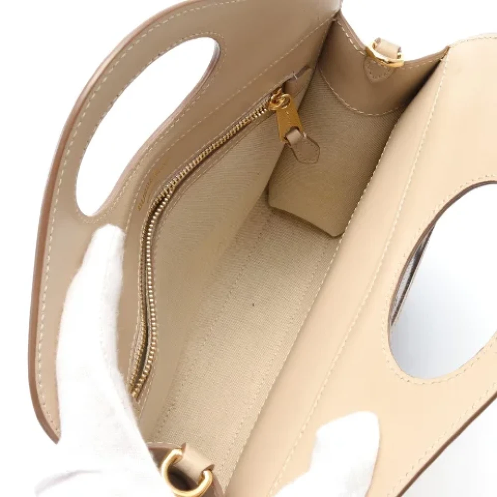Burberry Vintage Pre-owned Canvas handbags Beige Dames