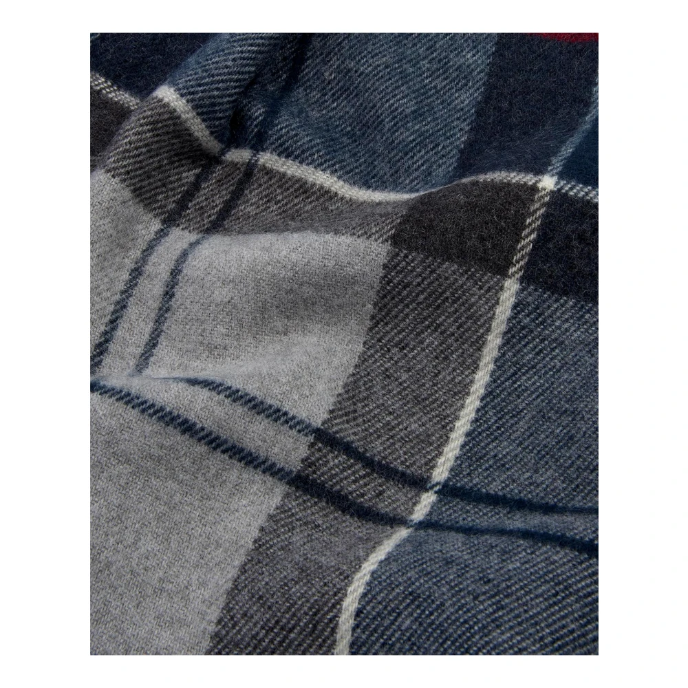 Barbour Heritage British Galingale Tartan Sjaal Blauw Blue Heren