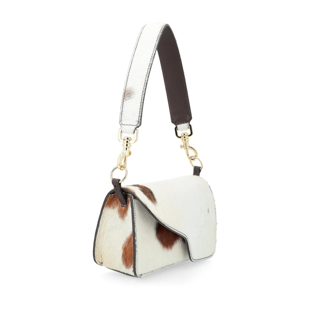 ATP Atelier Koeienprint Leren Sandalen Brown Dames