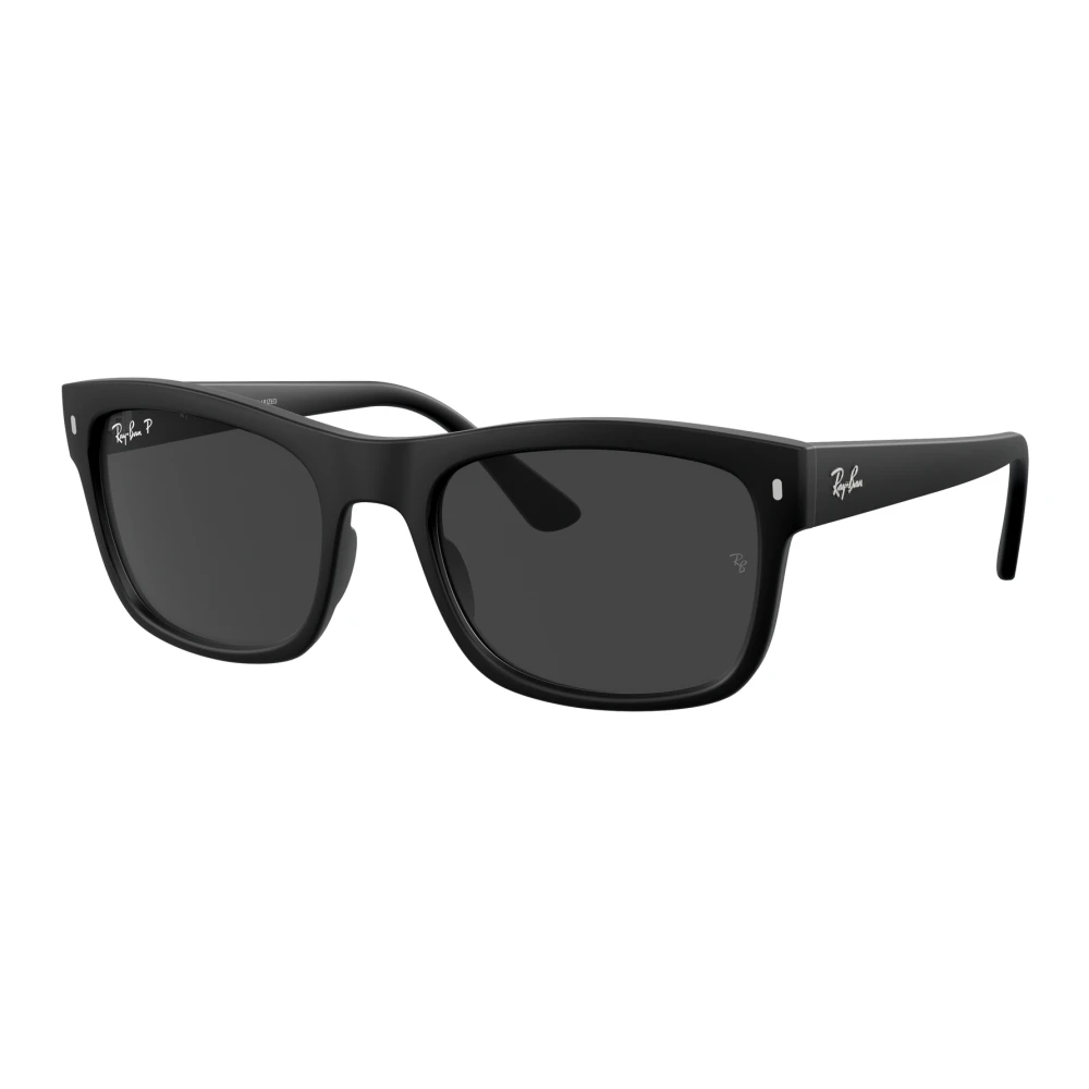 Ray - Ban Unisex Black Ray - Ban Rb4428 601S48 Sunglasses Acetate Squared Polarized - Image 3
