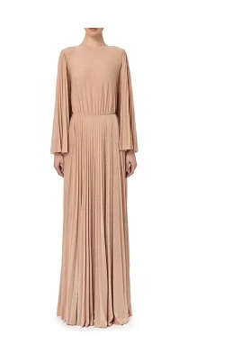 Pleated Maxi Dress