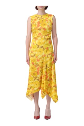 floral-midi-dress-vibrant-yellow