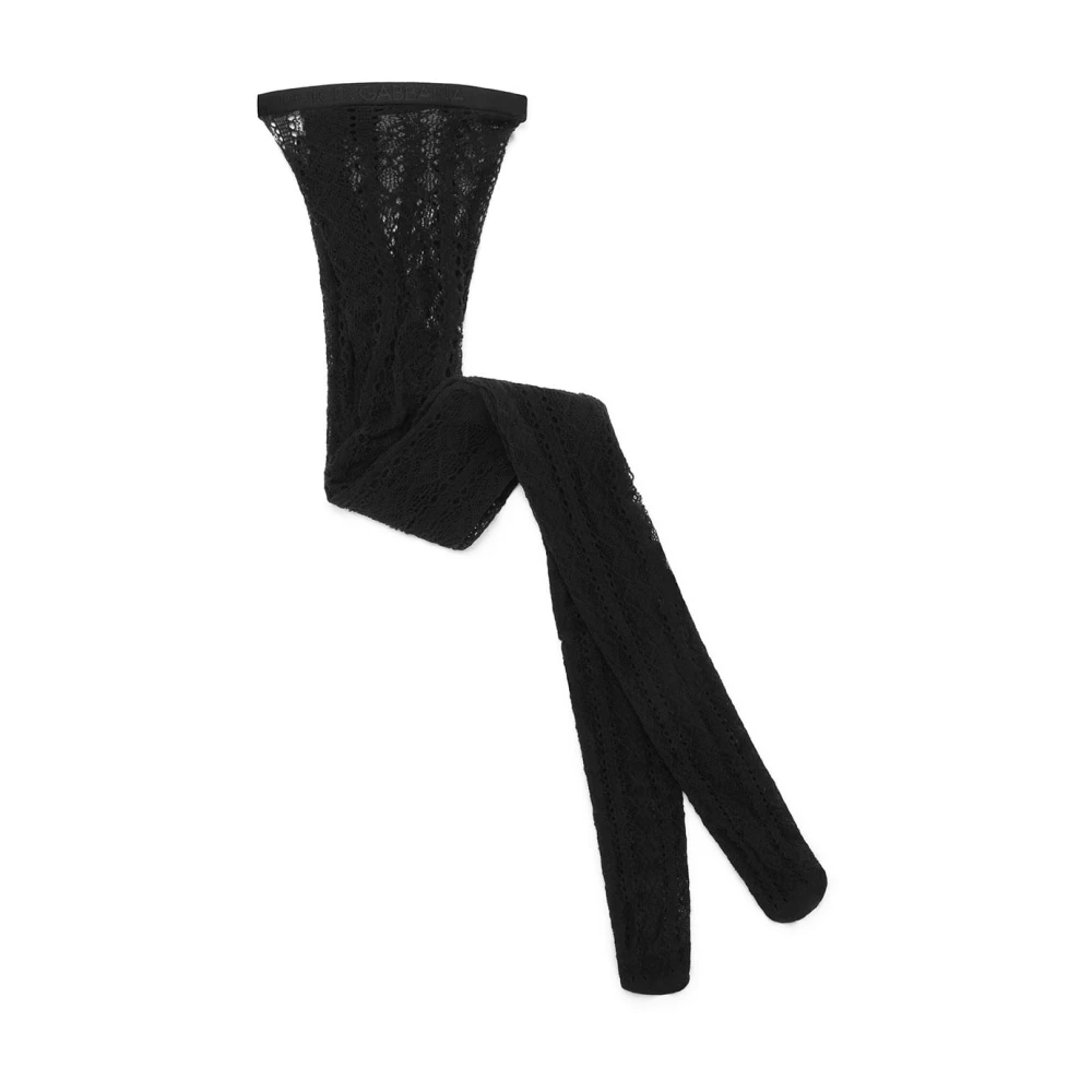 Dolce & Gabbana Stijlvolle Panty's voor Vrouwen Black Dames