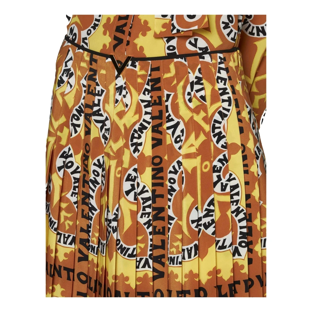 Valentino Midi Skirts Orange Dames