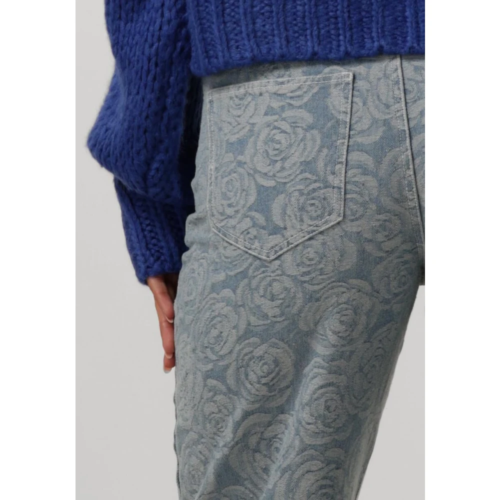 Catwalk Junkie Blauwe Barrel Fit Jeans Blue Dames