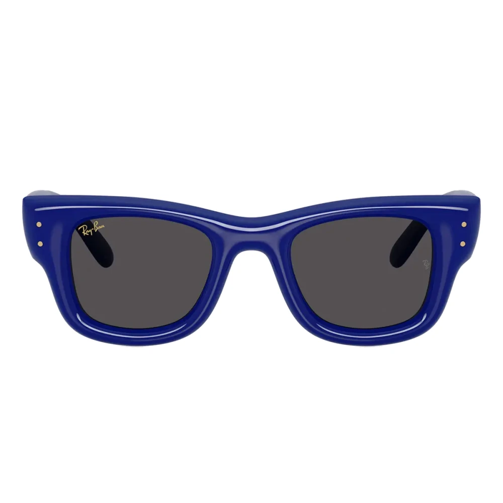 Ray-Ban Unisex Blue Sunglasses, 47 Mm, Wayfarer Puffer