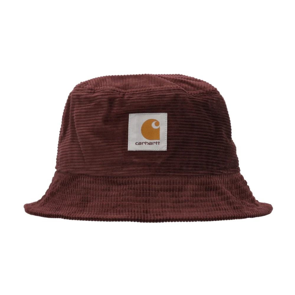 Carhartt WIP Velvet Fisherman Bucket Hat voor mannen Brown Unisex