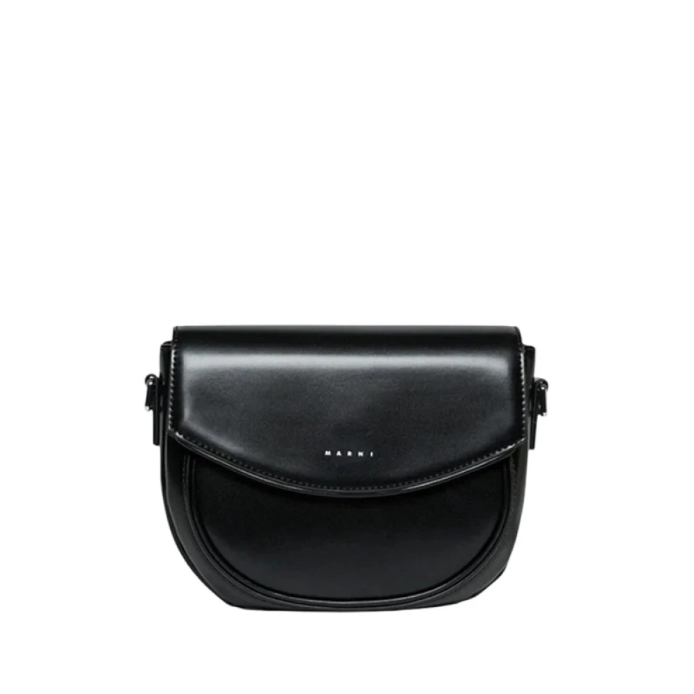 Marni Women's Black Shoulder Bags, One Size, Smile Bag