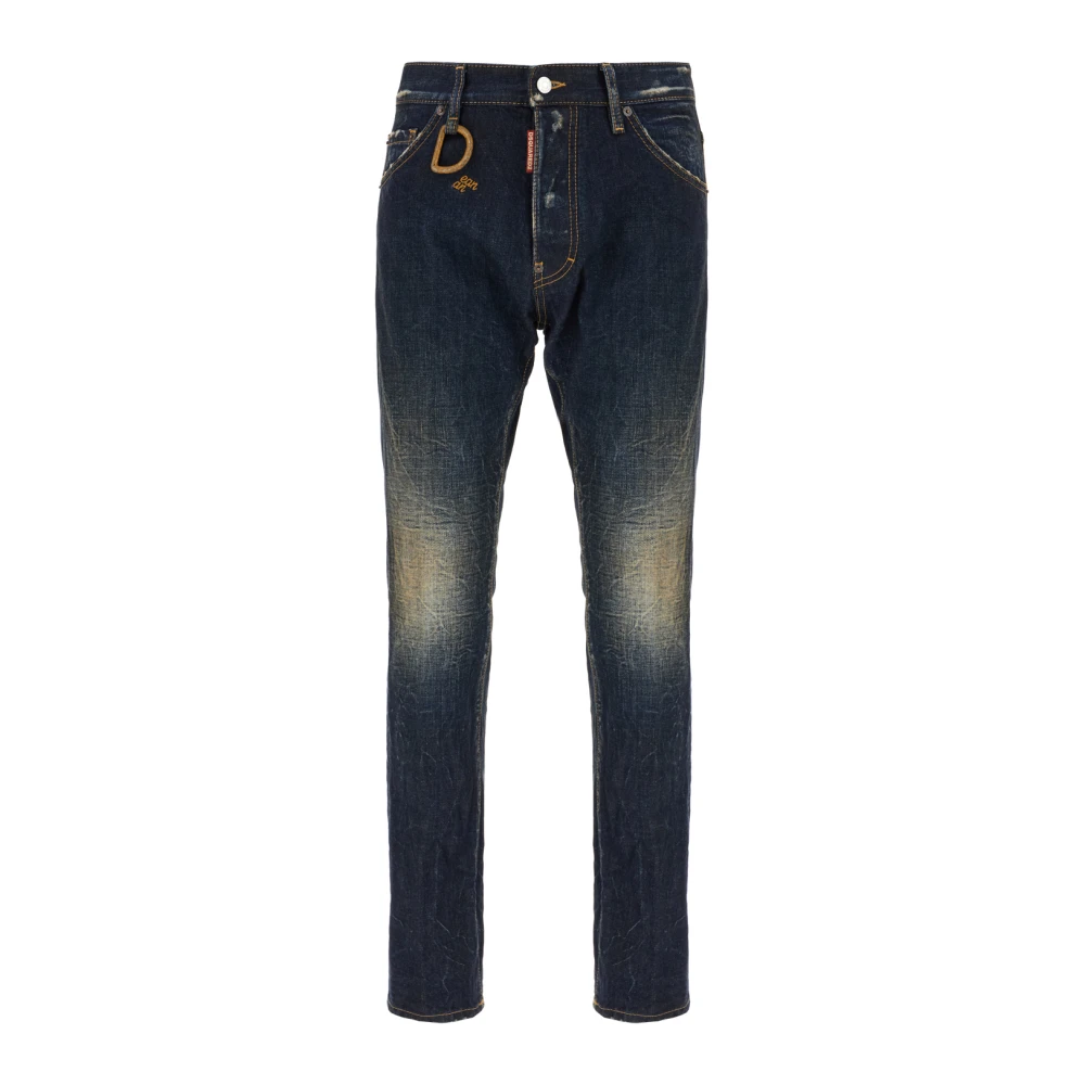 Dsquared2 Men's Blue Classic Denim Jeans For Everyday Wear