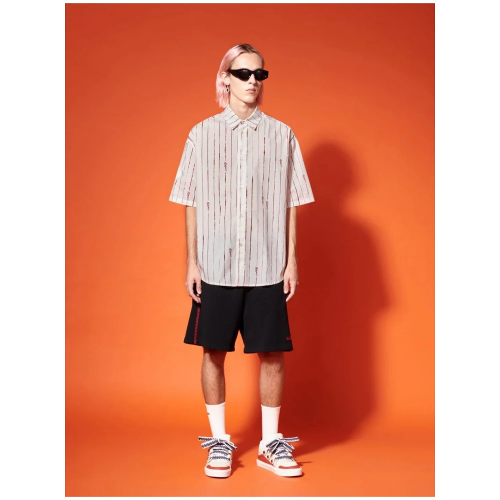 Marcelo Burlon Katoenen Overhemden White Heren