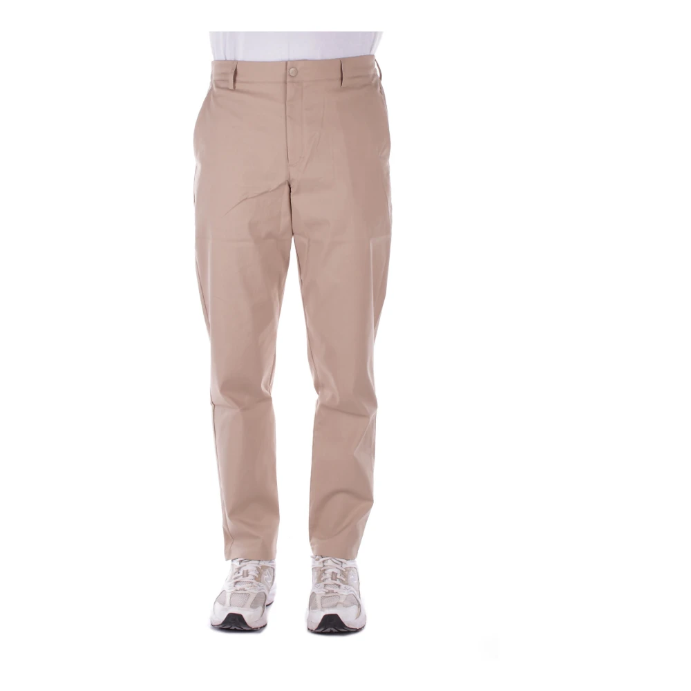 New Balance Beige Broek met Logoprint Beige Heren