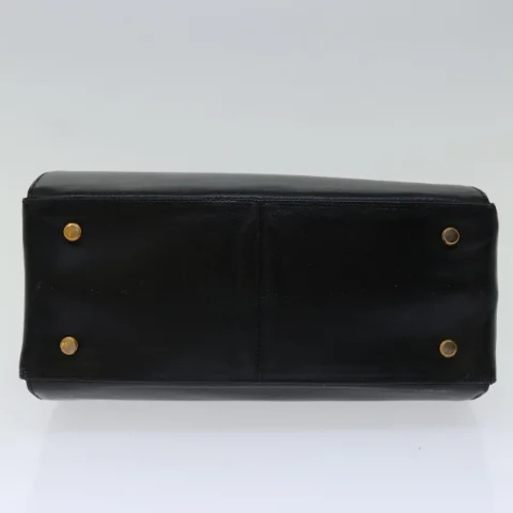 Salvatore Ferragamo Pre-owned Leather handbags Black Dames