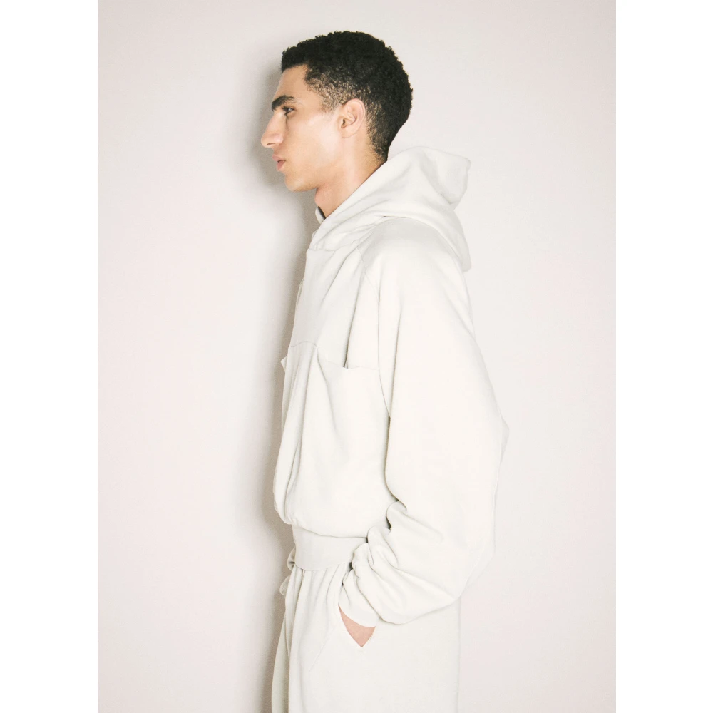 Entire Studios Hoodie van zware katoenfleece Beige Heren