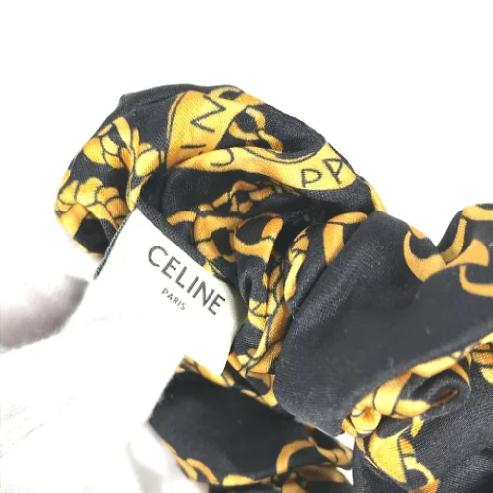 Celine Vintage Pre-owned Fabric hair-accessories Black Dames
