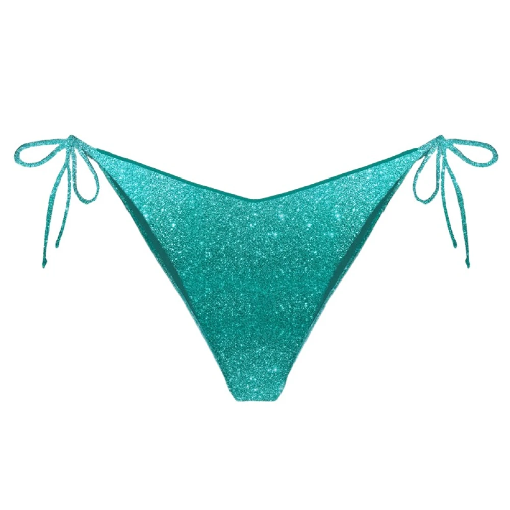 Mc2 Saint Barth Women's Green Slip Marielle Bikini - Bikinis - L - Swimwear