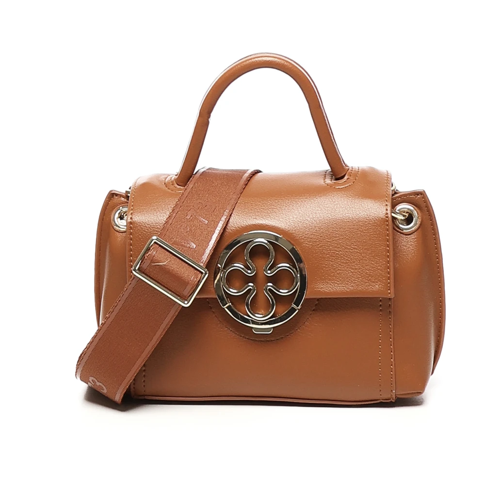 V73 Brown Leather Mini Shoulder Bag - Female - Handbags - One Size - Bags