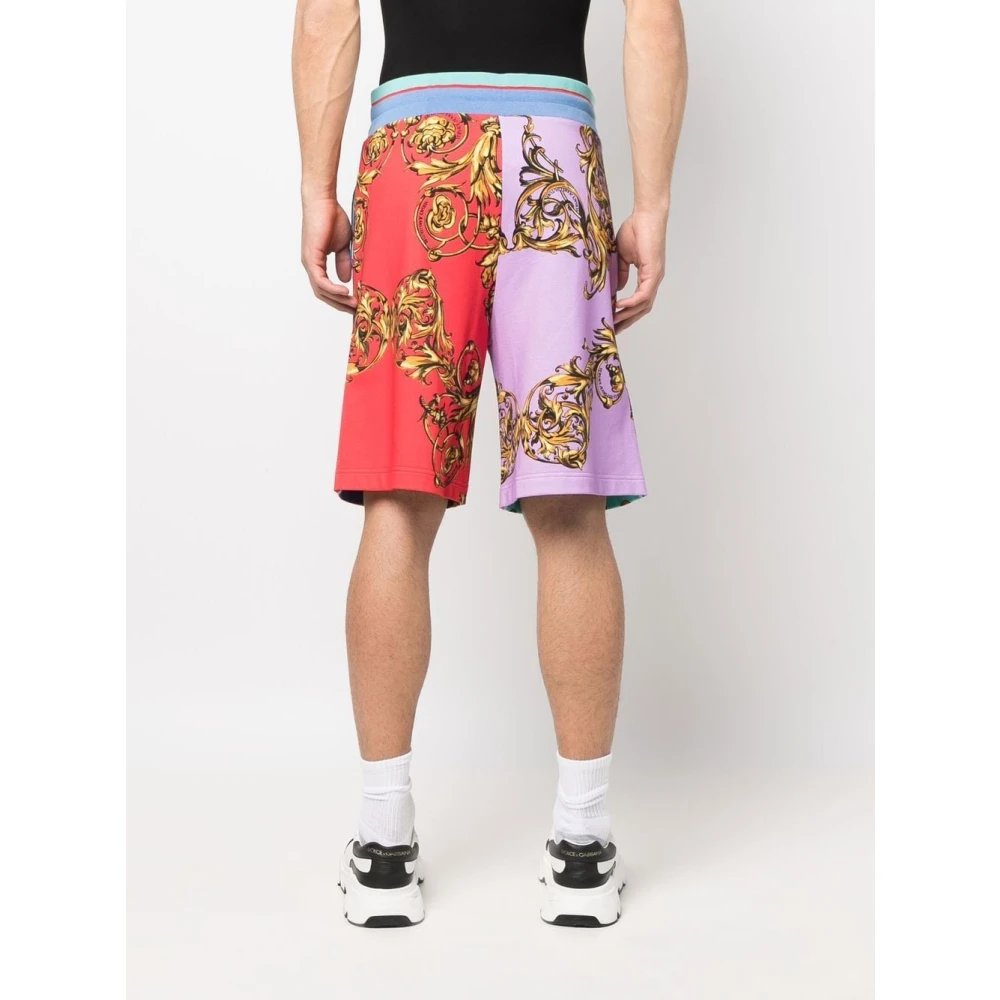 Versace Jeans Couture Multikleurige casual shorts Multicolor Heren