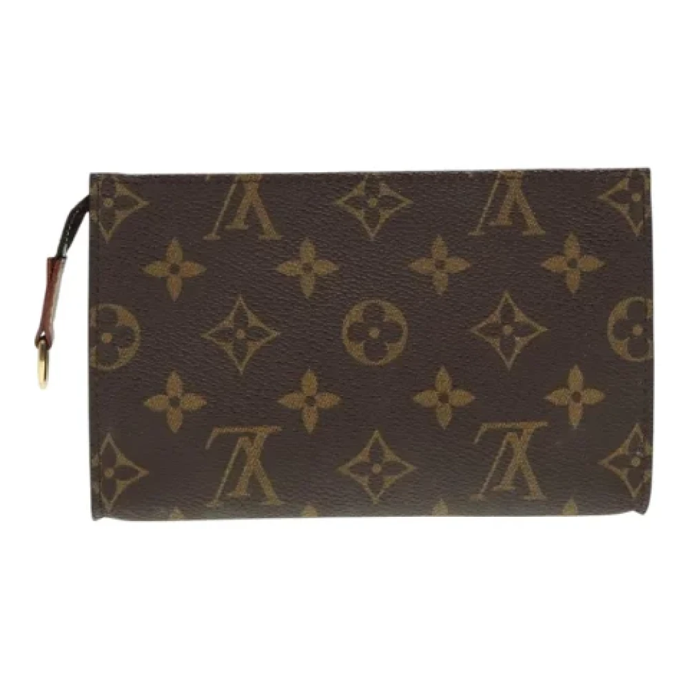 Louis Vuitton Vintage Pre-owned Canvas pouches Brown Dames