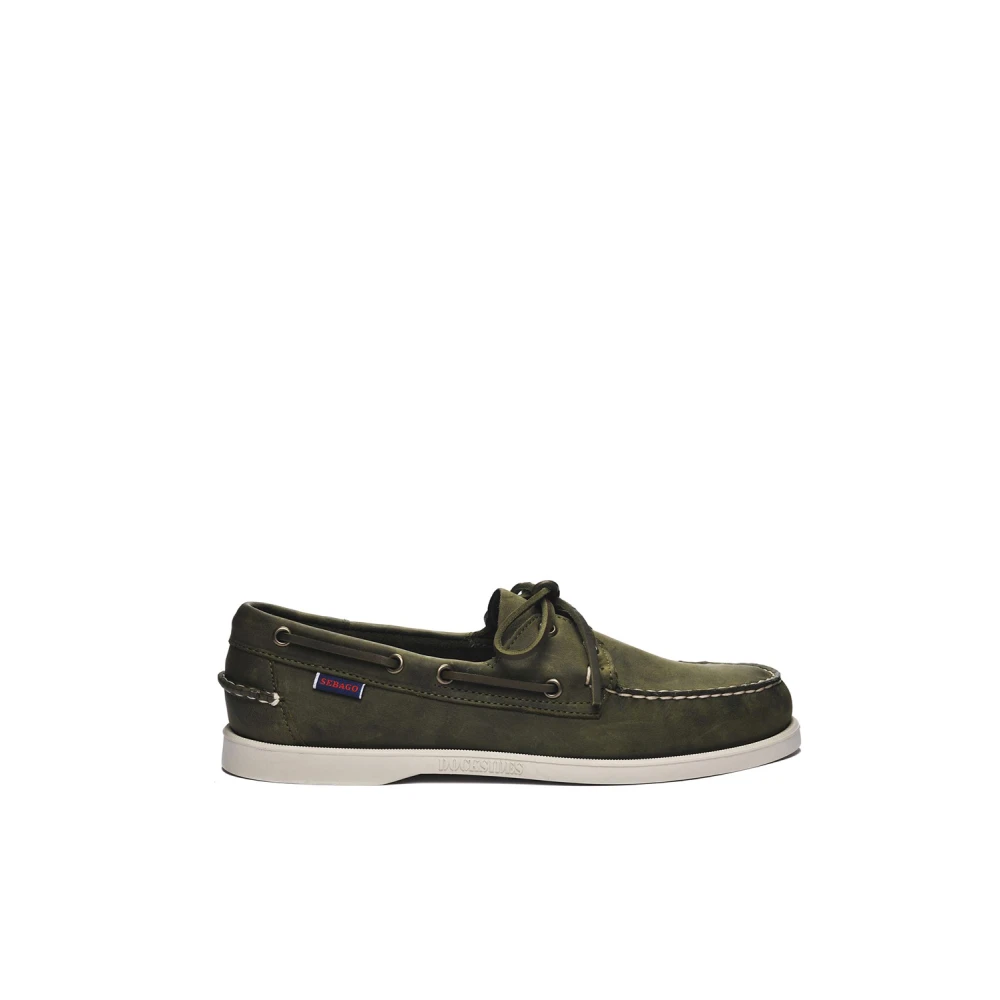 Sebago Docksides Portland Crazy Green, Herr