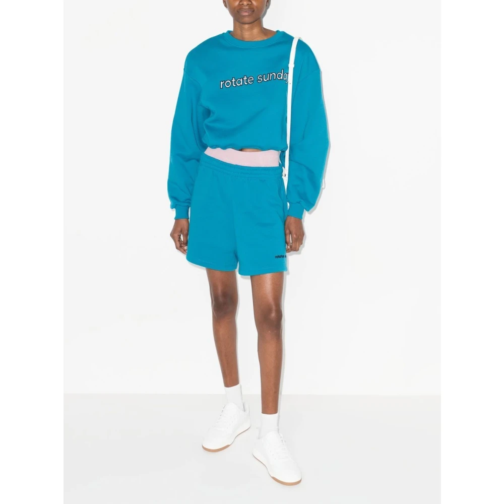 Rotate Birger Christensen Sudora Cece Rt1295 Sweatshirt Blue Dames