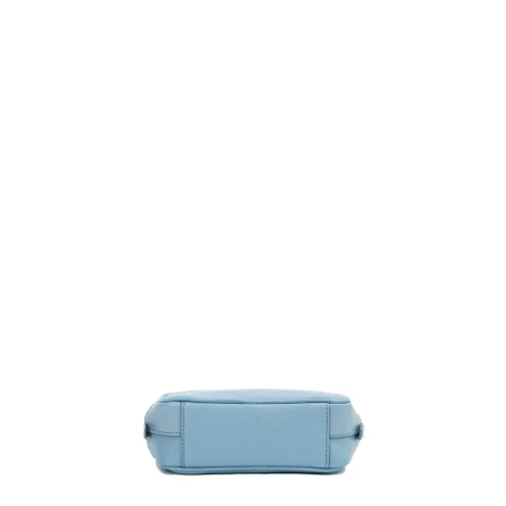 Prada Vintage Pre-owned Leather prada-bags Blue Dames