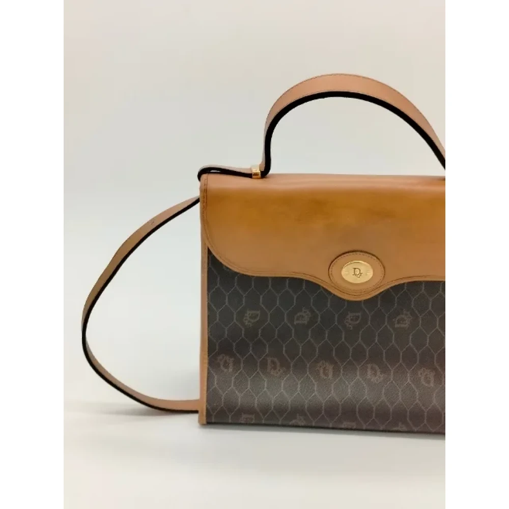 Dior Vintage Pre-owned Canvas dior-bags Brown Dames