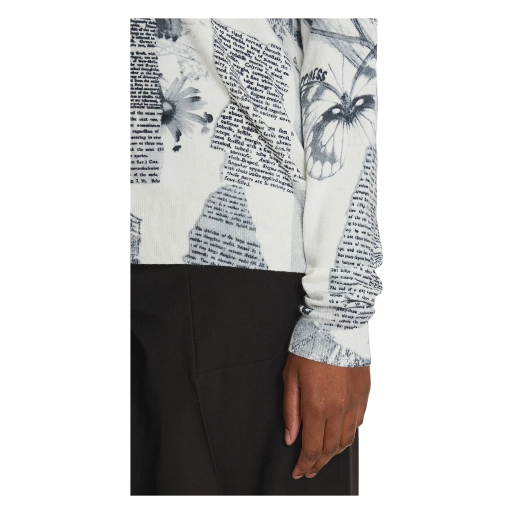 Desigual Dames Gebreide Collectie voor Herfst Winter White Dames