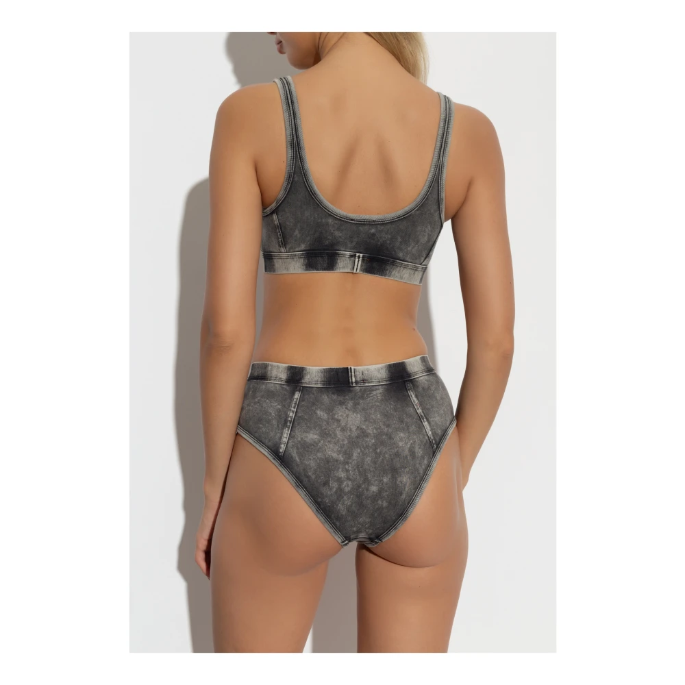 Diesel Slip met print Gray Dames