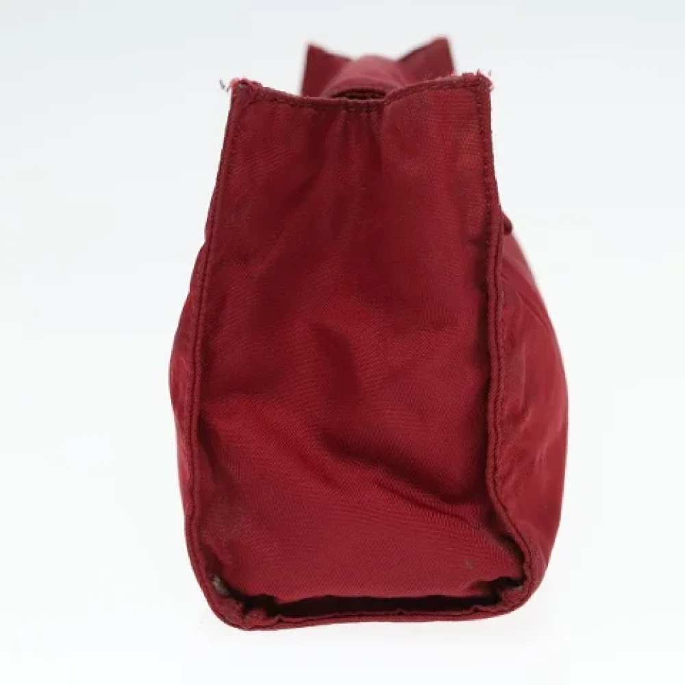 Prada Vintage Pre-owned Nylon pouches Red Dames