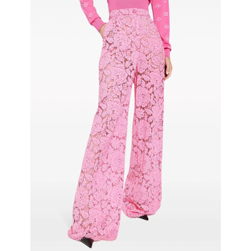 Dolce & Gabbana Trousers Pink Dames