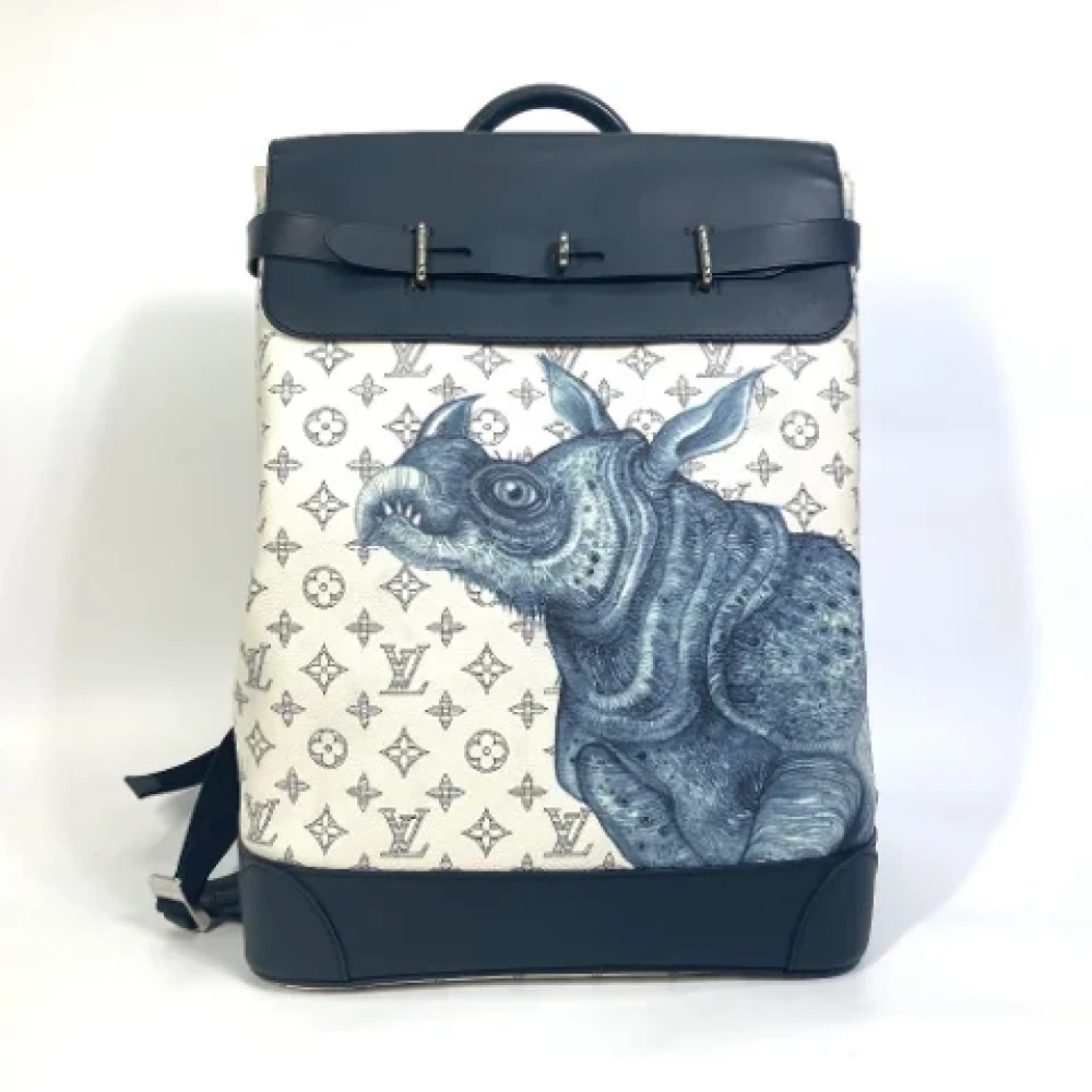 Louis Vuitton Vintage Pre-owned Fabric shoulder-bags White Heren