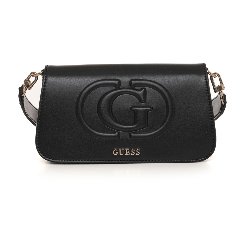 Guess Schouderklep Kleine Tas Black Dames