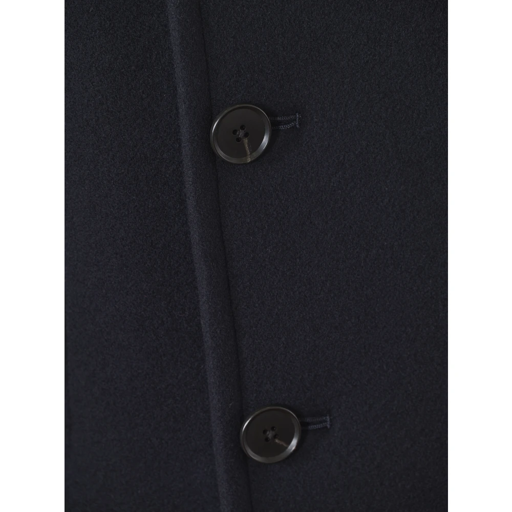 Auralee Wol Melton P-Jas Blue Heren