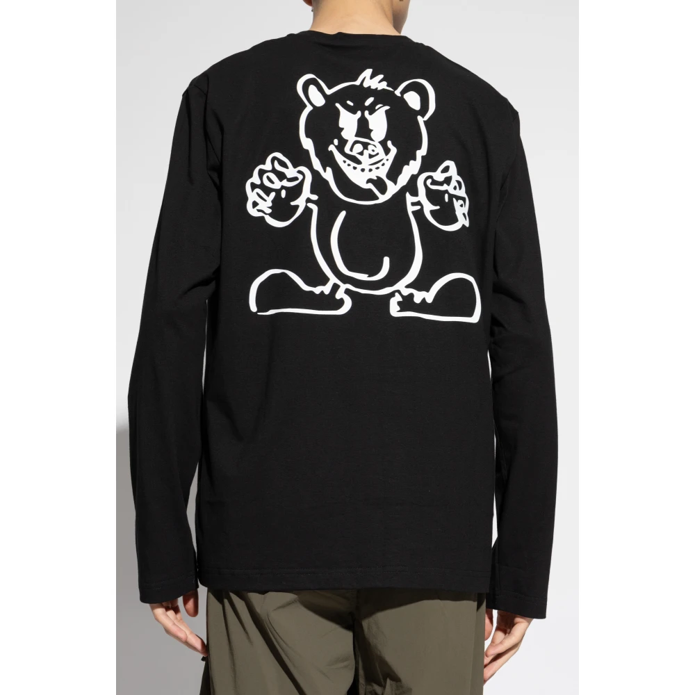 Iceberg T-shirt met logo Black Heren