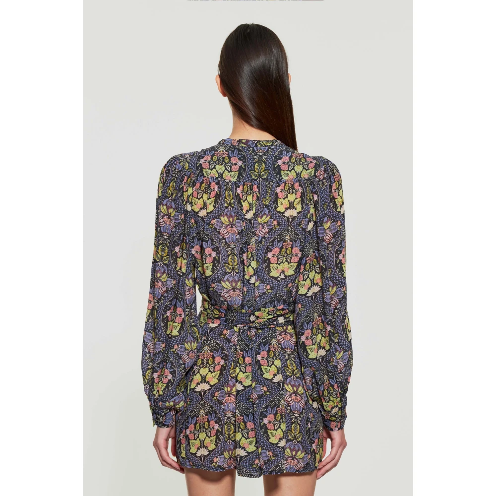 Antik batik Eros print mini jurk Multicolor Dames