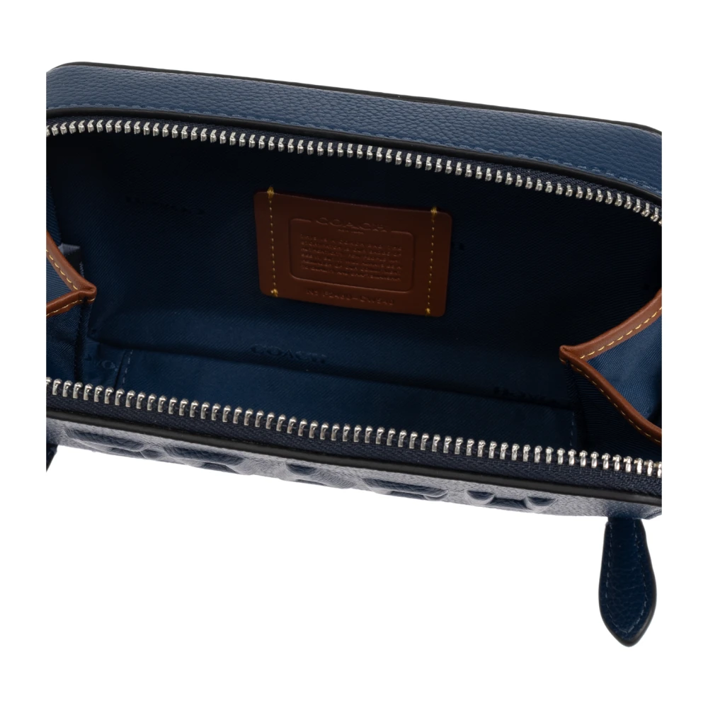 Coach Schoudertas Charter Slim Blue Heren