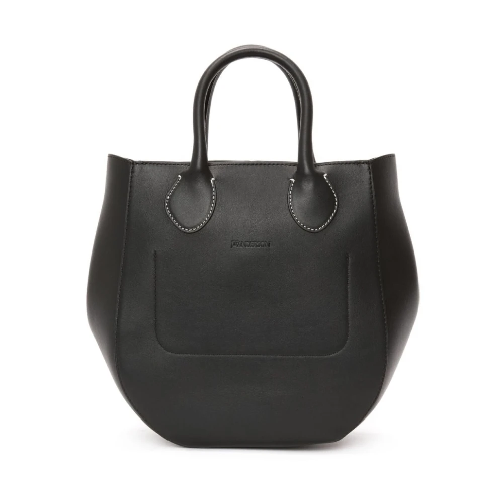 JW Anderson Kleine Punch Tote Tas Black Dames