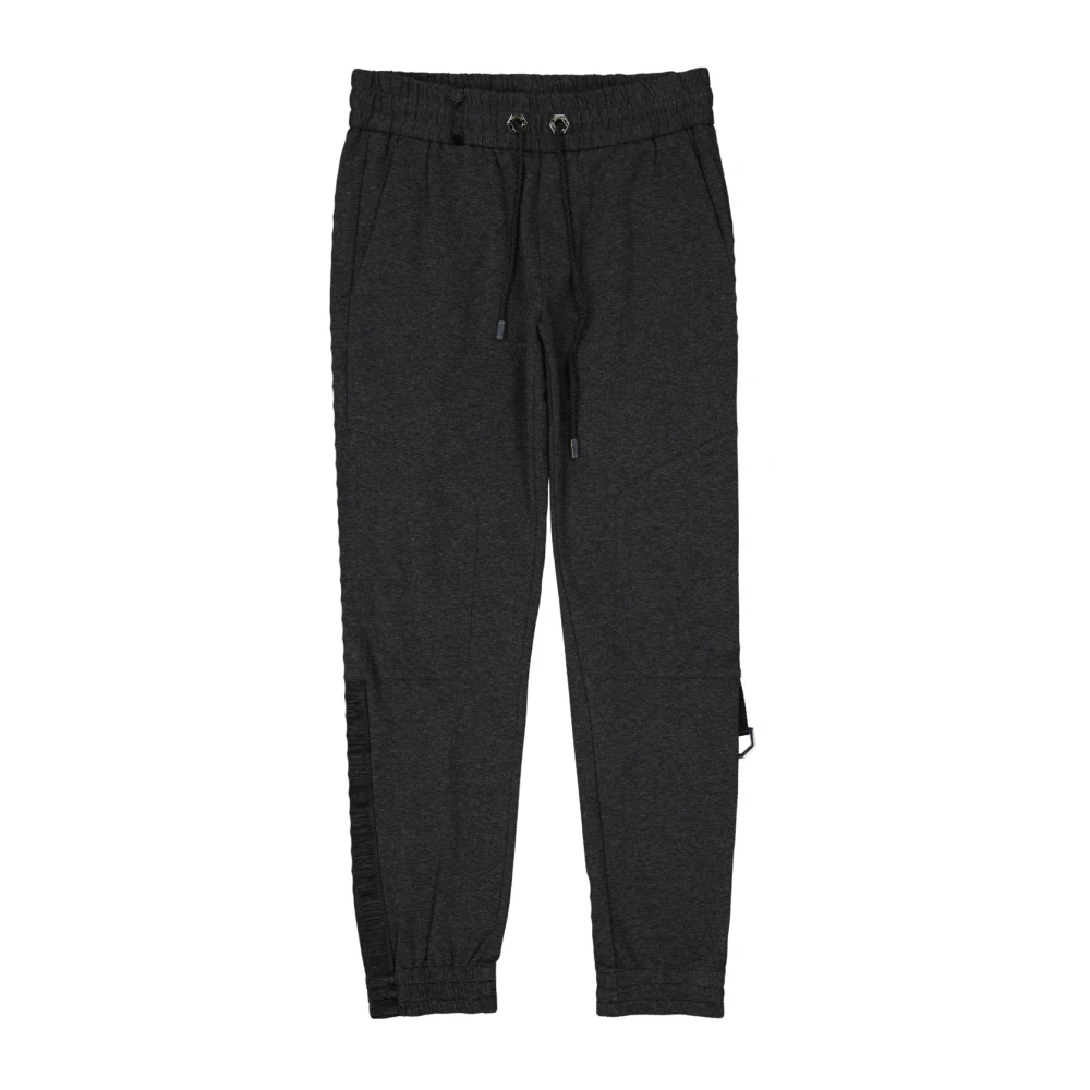 Philipp Plein Katoenen sweatpants met trekkoord Gray Dames