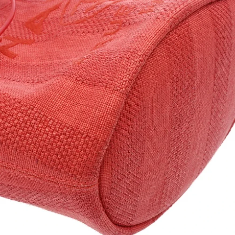 Chanel Vintage Pre-owned Fabric chanel-bags Red Dames