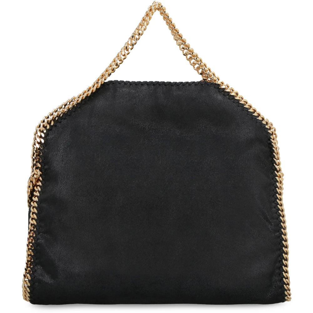Stella Mccartney Shaggy Deer Tote Bag Black Dames