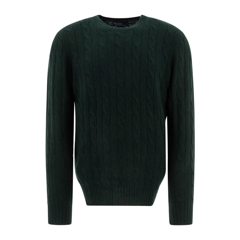 Polo Ralph Lauren Grön Cable Knit Crewneck Sweater