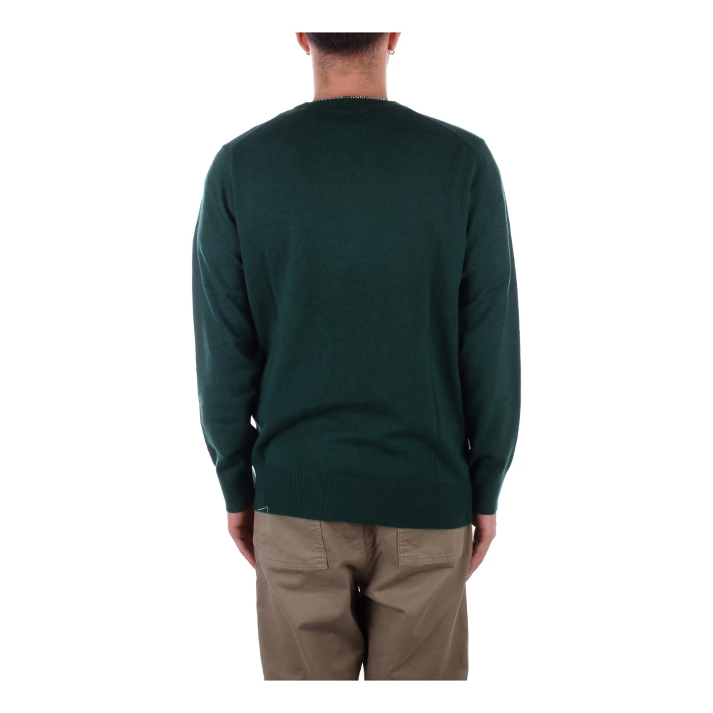 Saint Barth Groene Logo Trui Wolmix Green Heren