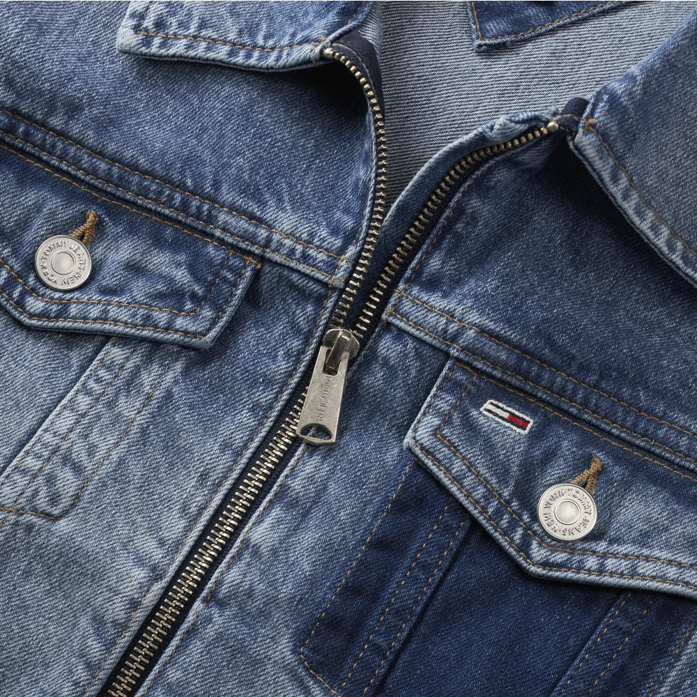 Tommy Jeans Vintage Denim Jacket Blue Ss24 Blue Dames